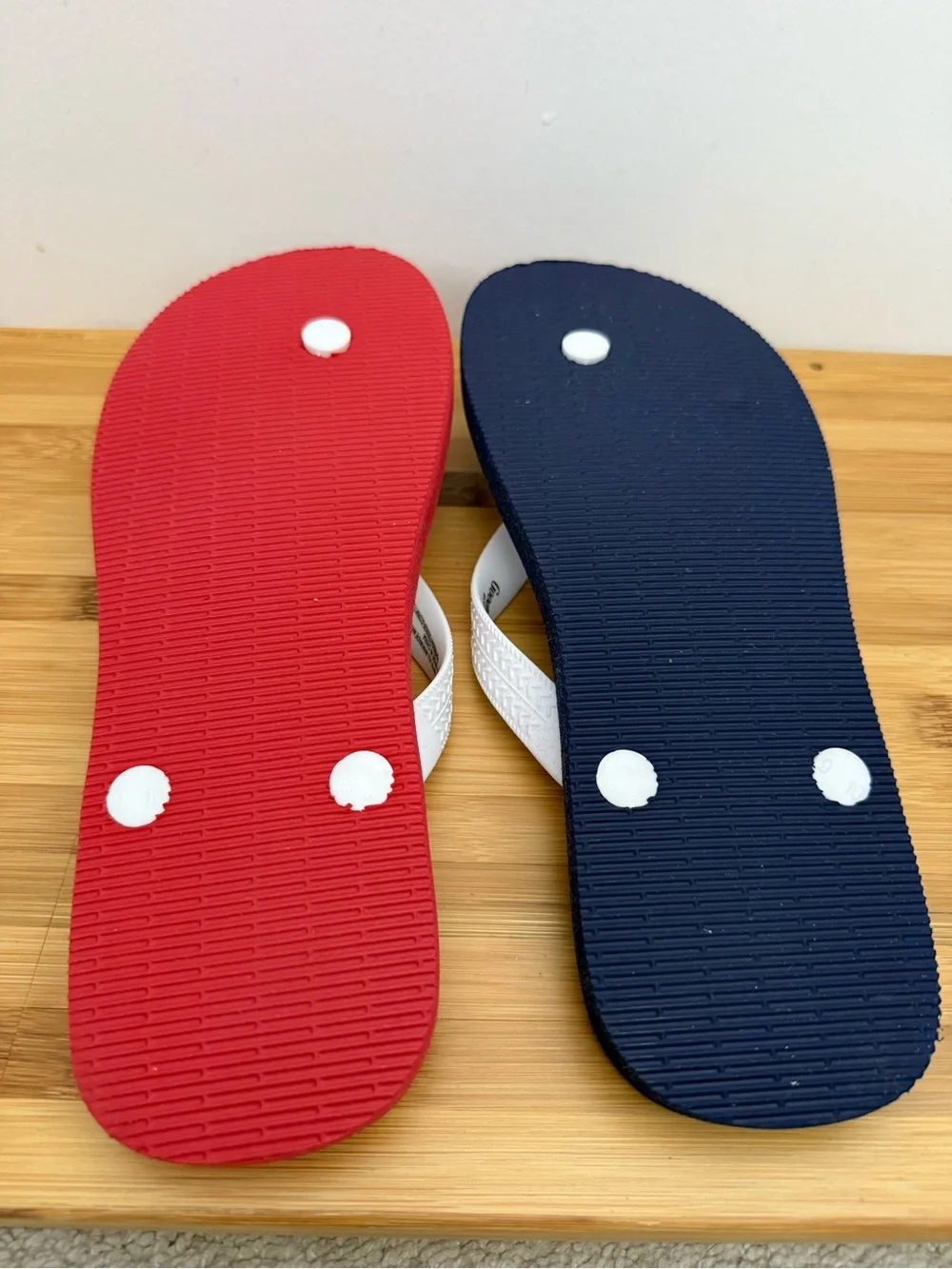 USA Flag Men’s Flip Flops - White Straps